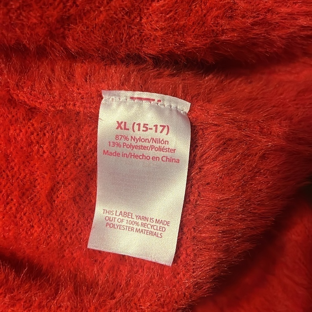 NWT No Boundaries Super Soft Juniors XL (15-17) zip Up Sweater. - Picture 9 of 9